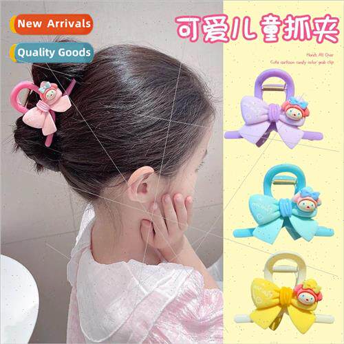 Handmade hair clips children bow shark clip headdress girls