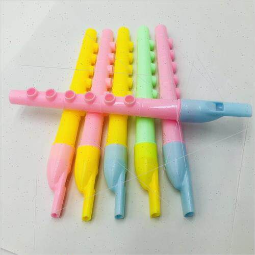 x holes mini harp plastic flute creative baby musical instru