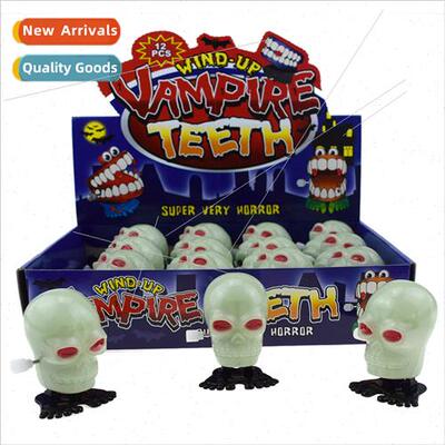funny wind-up wind-up jumping luminous effect skull Hallowee