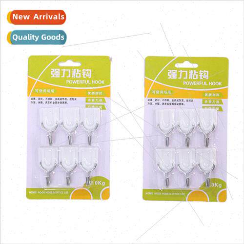 Multi-functional Whe Powerful Sticky Hooks Plastic Hooks Non