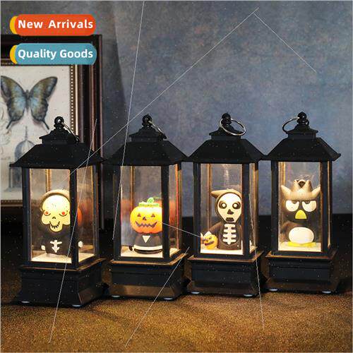 New Halloween pumpkin lights LED light up small wind lamp ba