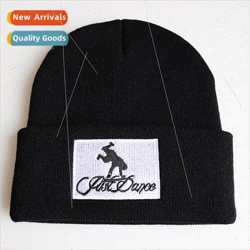 men women JUST DANCE embroidered knted cap set dance hip-hop