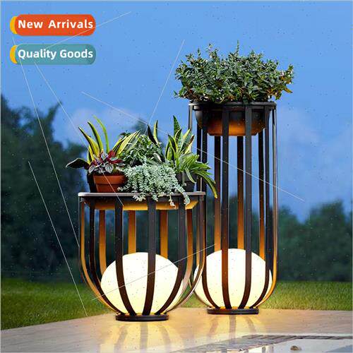 mple outdoor patio coffee table lamp villa garden decoration