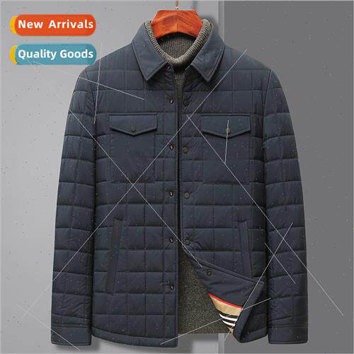 Autumn winter new high- fashion warm cotton jacket men light