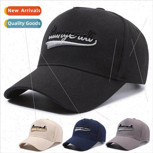 Hat spring fall new three-dimensional letters embroidered ba