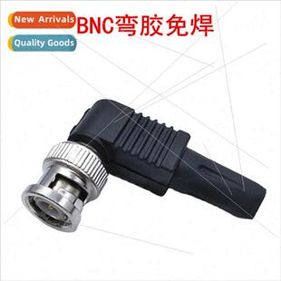 Solderless Plastic Elbow Angle BNC Connector Q9 Monor Connec