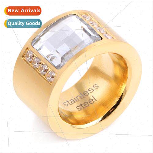 Europe Ins retro ring creative set zirconium ladies diamond