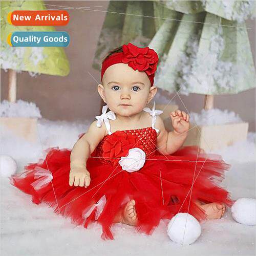 Europe new baby dress mesh dance princess dress tutu dress b