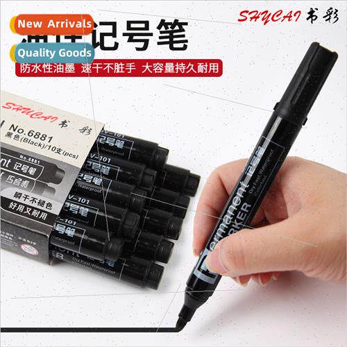 Book color markers large head express face list pen markers