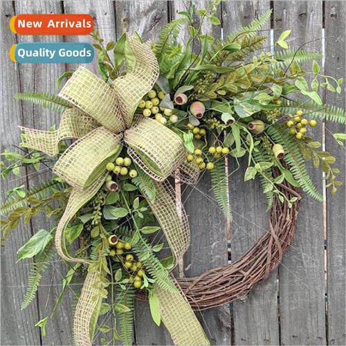 mulation plants rustic wind door hanging decorations green p
