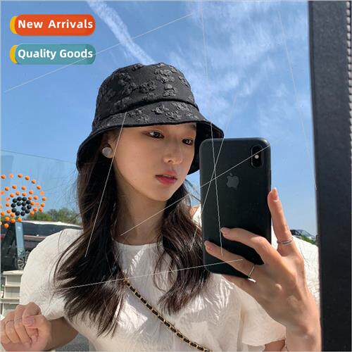 Fairy Korea  lace flowers embroidered fisherman hat summer s
