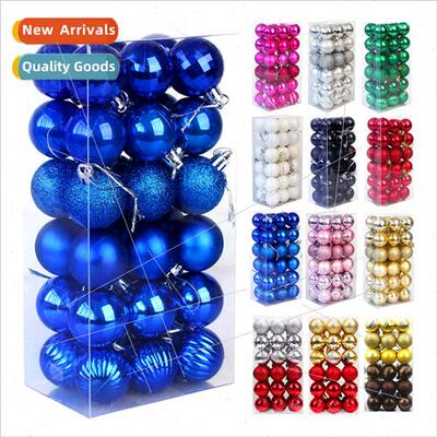 Christmas decorations hanging Christmas ball 6 sets 36 plast