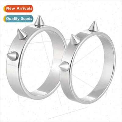 Personalized self-defense three nails cone ring anti-wolf lu