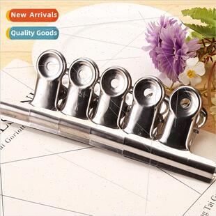 Metal Folder Hardware Ticket Cli Stainless Clip Steel