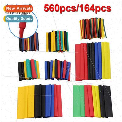 164pcs/560PCS Colourful Heat Shrinkable Tubing Set Electrica