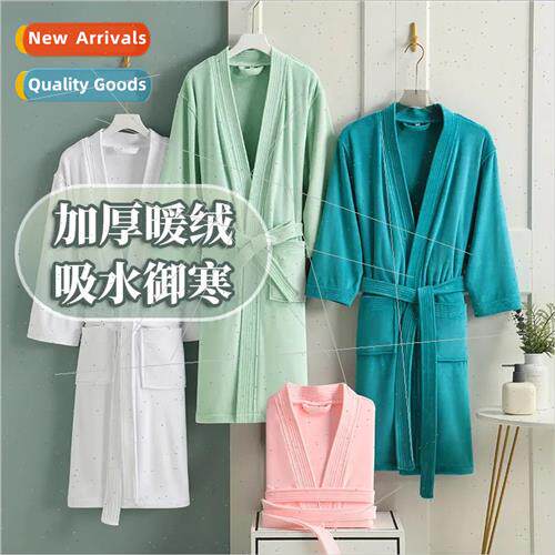 Hotel cotton bathrobe soft absorbent waffle all-season unive