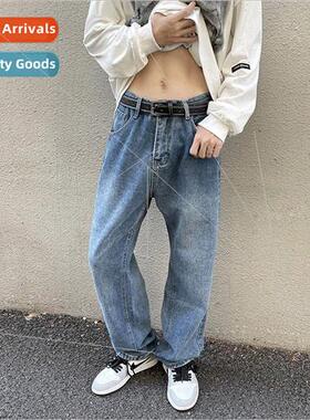 American high set jeans men spring summer fashion comtable b