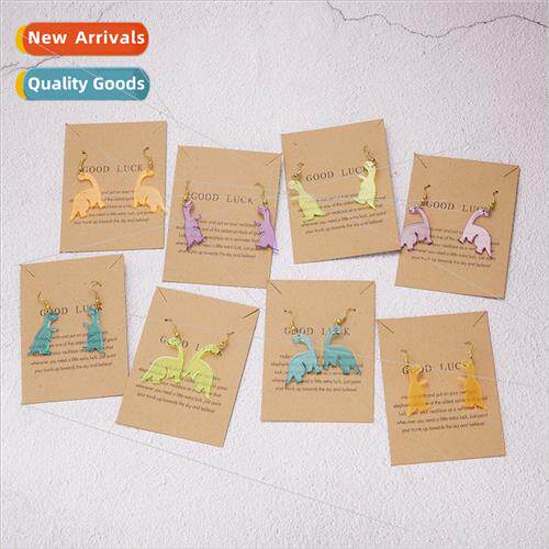 Creative Giraffe Tyrannosaurus Rex Dinosaur Clear Acrylic Pa