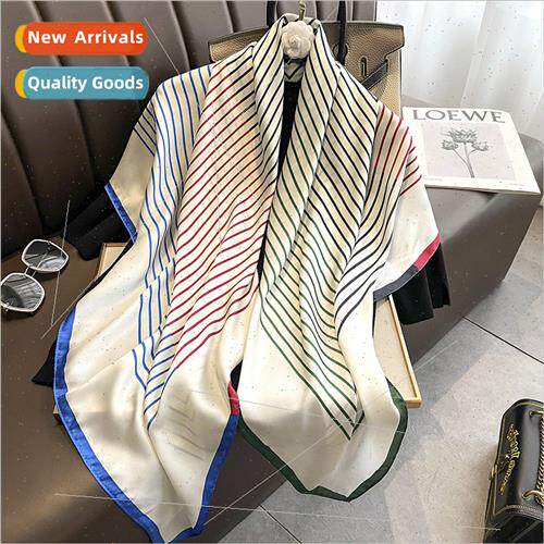 Korea simple wind spring autumn  thin simulation silk color