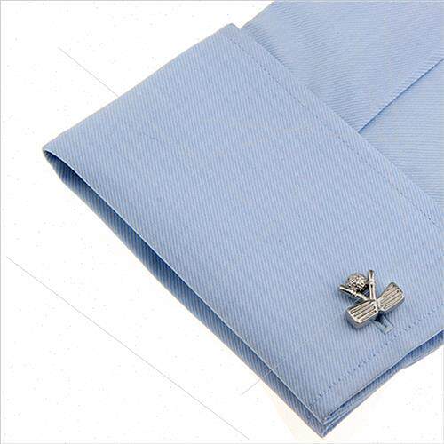 Golf Cufflinks Men Solid Brass Cufflinks