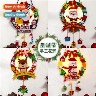 Christmas Handmade GarlDIY Parent-Child Interactive ght Up