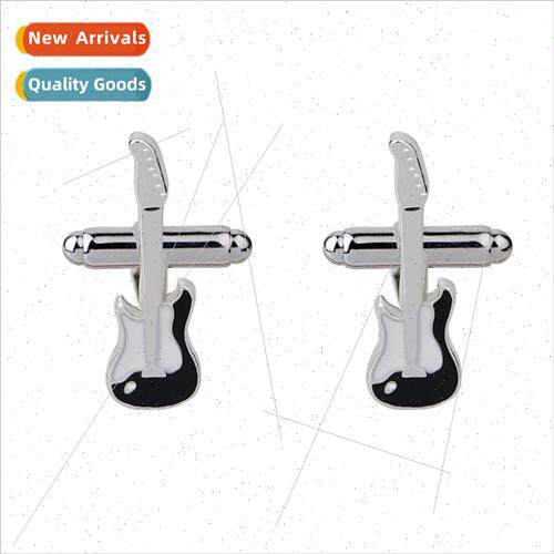 creative guar violin cufflinks fashion unique personaly shir