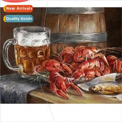 Diamond painting new DIY lobster full round diamond handmade