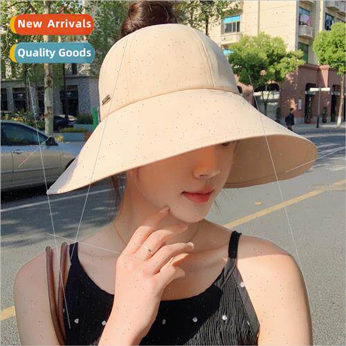 Korea  new summer hat female metal label sunscreen sun hat J