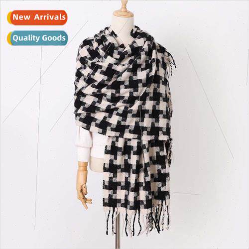 2022 early fall new imation cashmere scarf female warm tasse