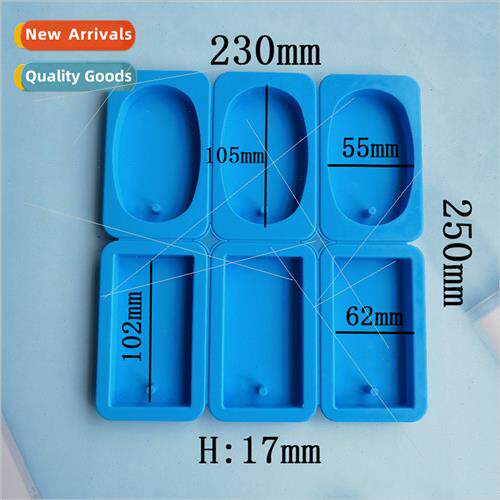 licone Aromatherapy 3 square 3 oval chocolate DIY cake Ice c
