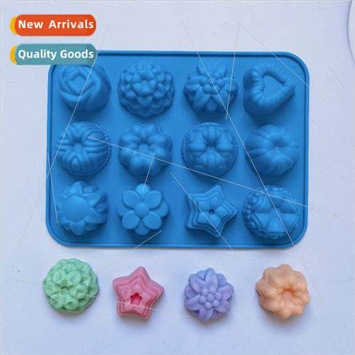 licone 12 herbal DIY cake ice cube cookie pastry handmade ba