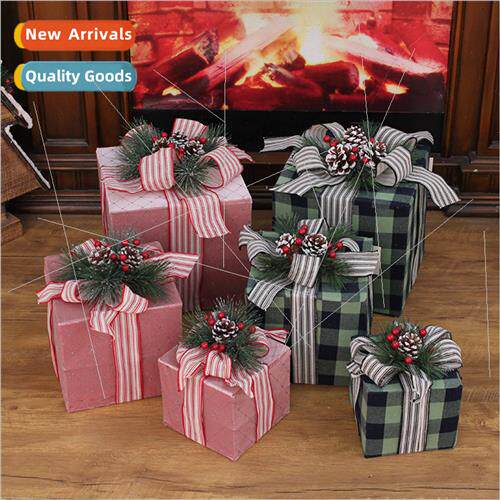 Christmas decoration supplies fabric iron frame Christmas gi