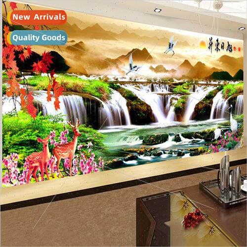 Diamond painting new flowing water wealth series diamond cro