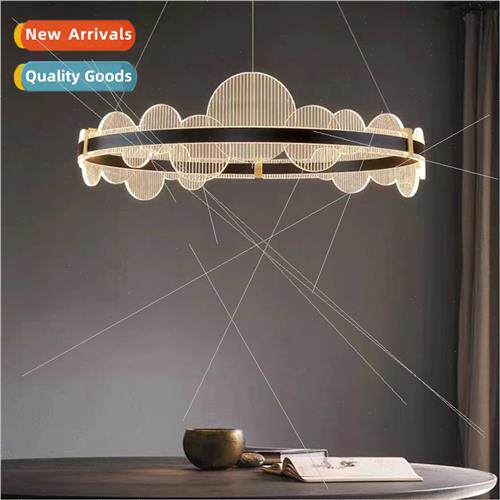 ving room acrylic chandelier new modern atmosphere simple be