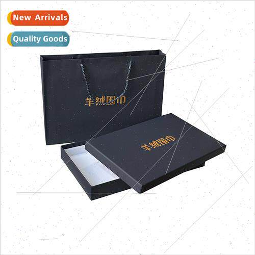 New wool scarf gift box packaging bag universal scarf packag