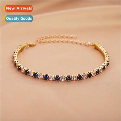 2023 Europe new gold wh diamonds between colors row diamond