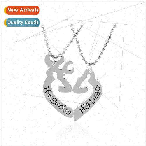 Valentine Day jewelry her buck&his doe Christmas love elk co