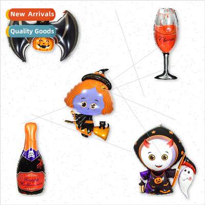 New Halloween Party Balloons Ghost Messenger Pumpkin Bat Wch