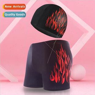 nylon trunks and comtable fabric cap swim Mens