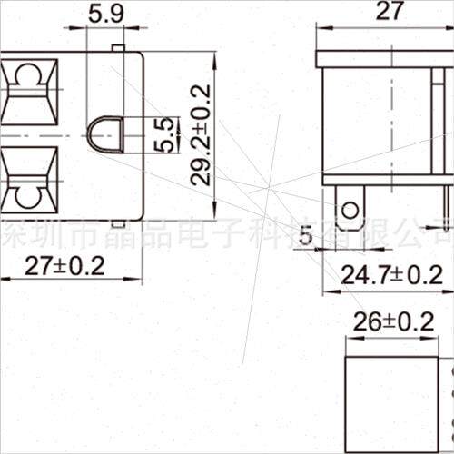 AC power socket AC039 EU socket power adapter special socket