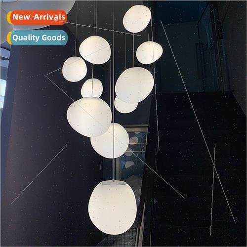 Italian pebbles creative chandelier Scandinavian villa duple