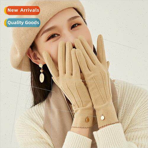 Winter Gloves Ladies N179 Outdoor Biking Driving Warm De Vel
