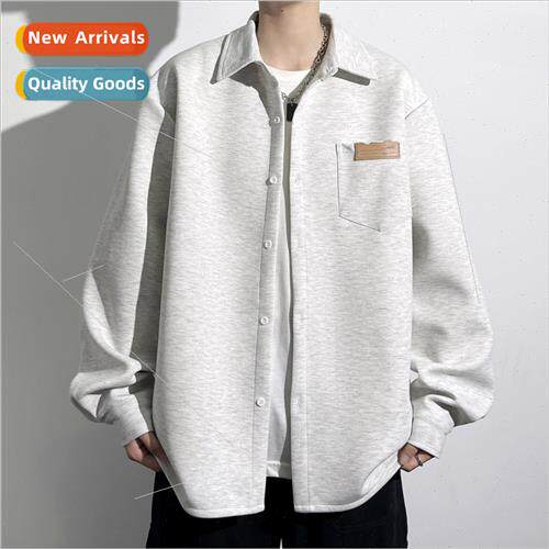 2023 Autumn winter new Japan large size men long-sleeved shi