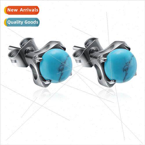 Korea  simple metal wind personaly creative  earrings rose t
