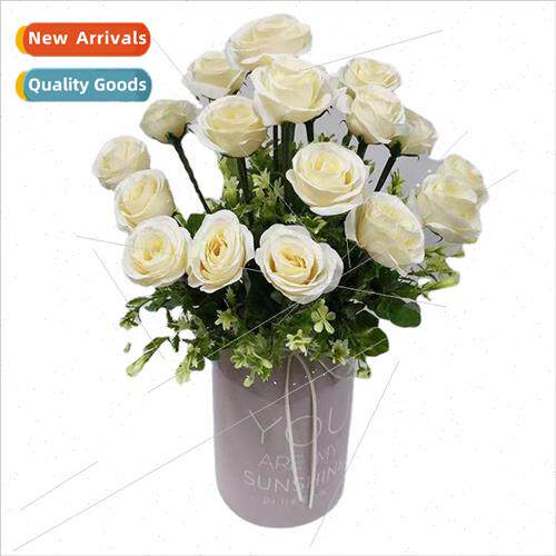 Europe new simulation rose living room decorative bouquet ar