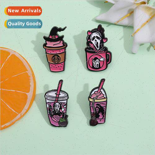 Creative Ice Americano Frappuccino Coffee Drink Shape Pin Ca