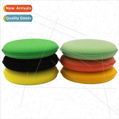 Car waxing sponge high densy crimping sponge car round polis