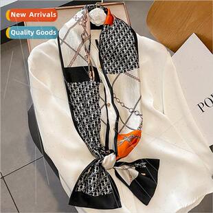 chain flat small Korea double letters neckerchief splicing