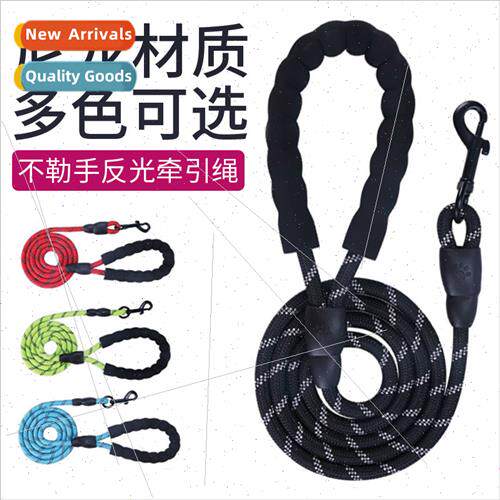 Pet leash dog night reflective anti-loss medium large dog ny