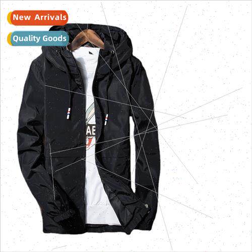 Spring Autumn Hooded Jacket Men Large ze Fattening Baseball